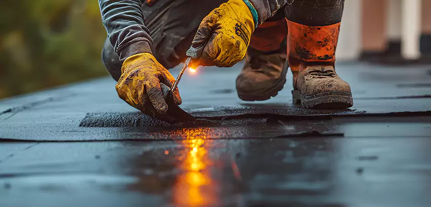 EPDM Roof Repair Tape Application in San Marcos
