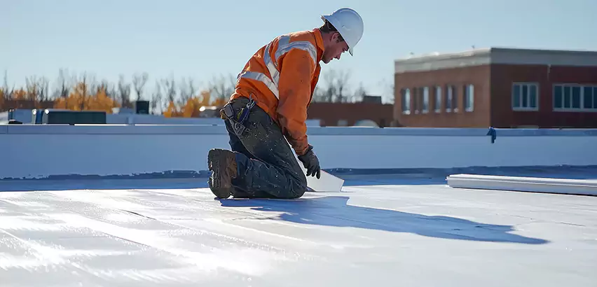 Flat Roof Drain Installation in San Marcos