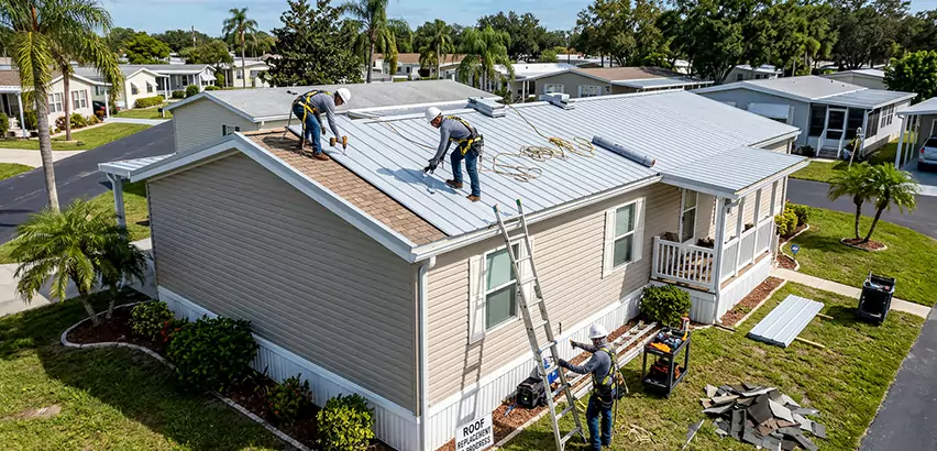 Mobile Home Metal Roof Replacement in San Marcos